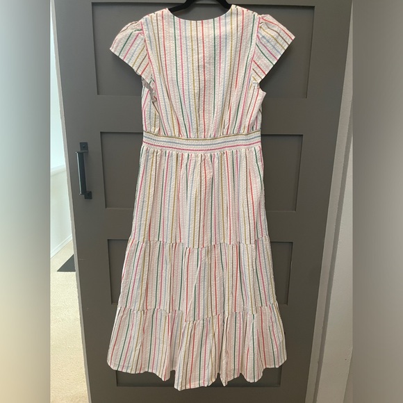 🌈 Boden dress rainbow seersucker - Picture 4 of 8